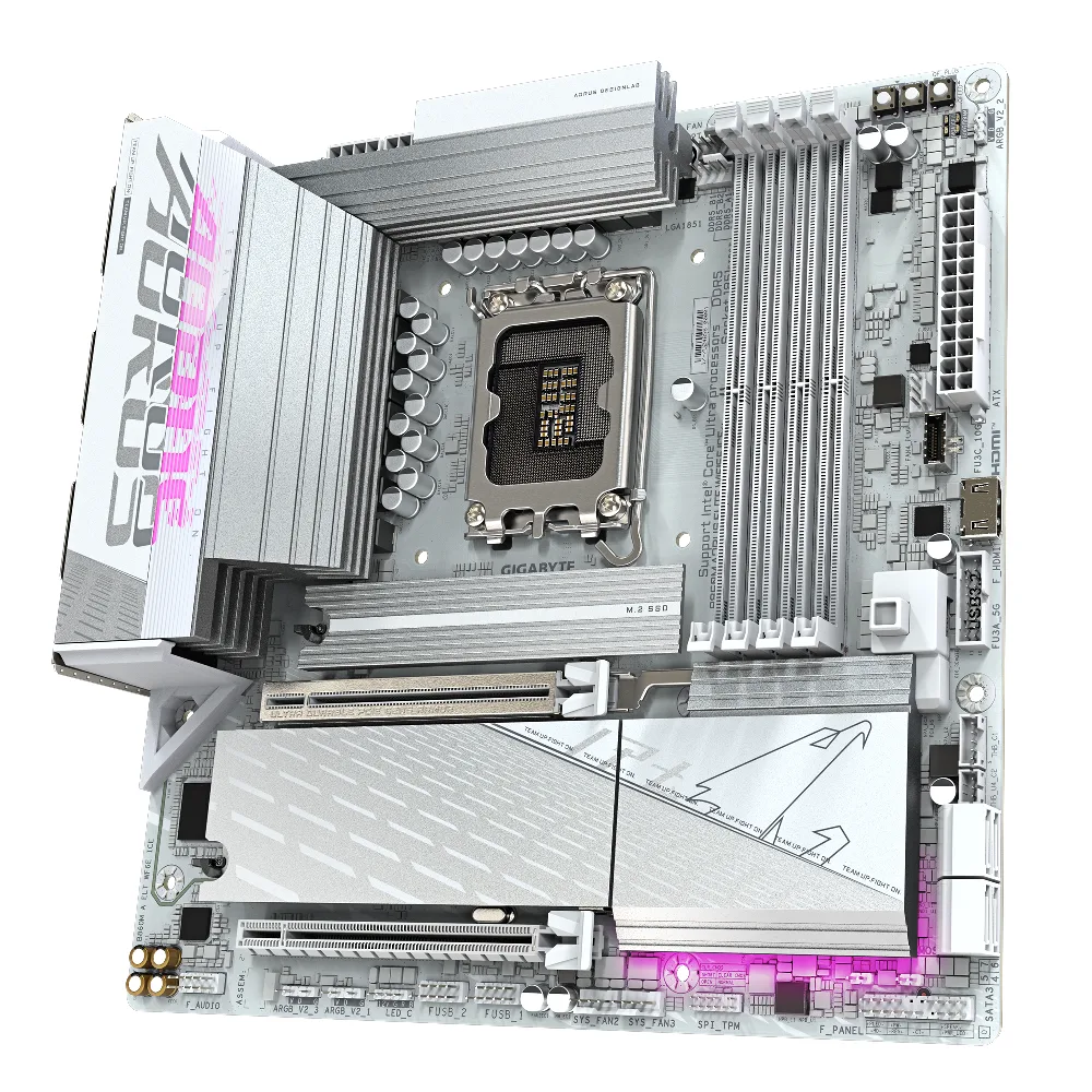 Дънна платка GIGABYTE B860M AORUS ELITE WiFi 6E ICE, LGA 1851 - Image 3