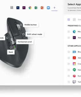 МИШКА LOGITECH MX MASTER 3S – Wireless / Безжична – Graphite – PN