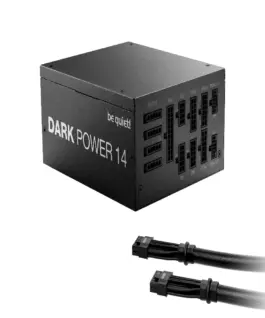Alternative view of be quiet! захранване PSU ATX 3.1 Titanium - Dark Power 14 1200W