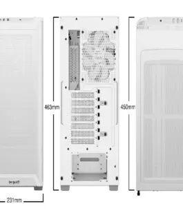 Alternative view of be quiet! кутия Case ATX - Pure Base 501 Airflow White