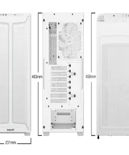 Alternative view of be quiet! кутия Case ATX - Pure Base 501 DX White