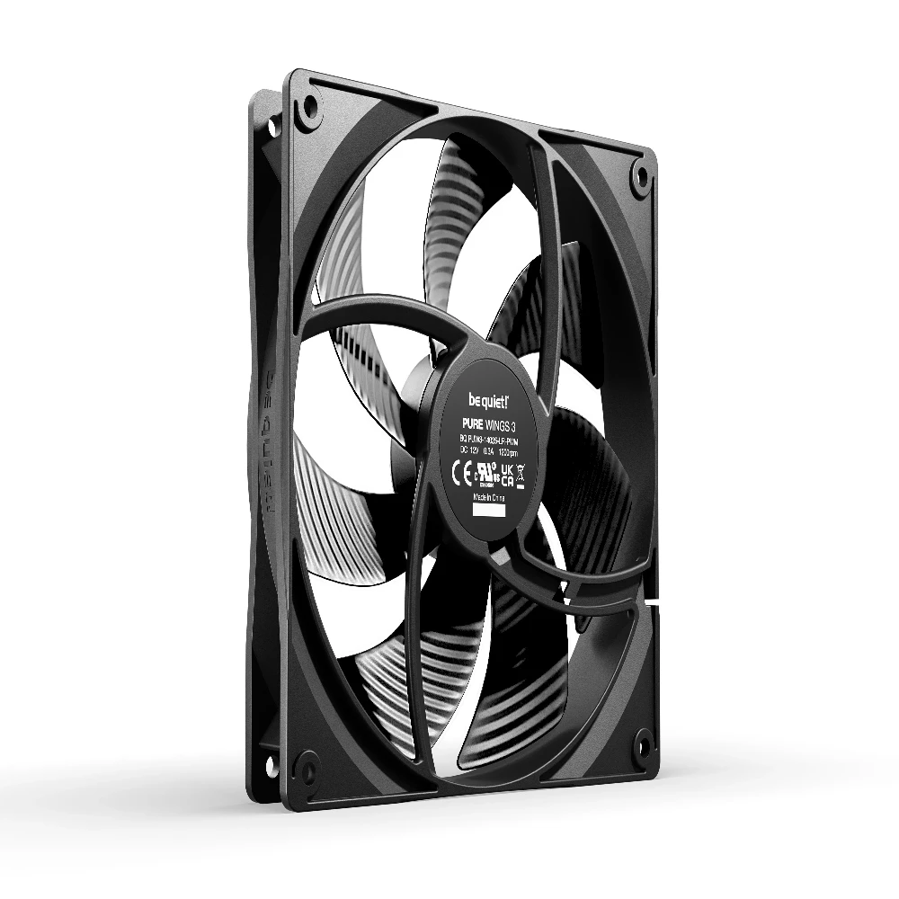 be quiet! комплект вентилатори Fan Pack 3-in-1 3 x 140mm - PURE WINGS 3 140mm PWM 3-Pack - Image 2
