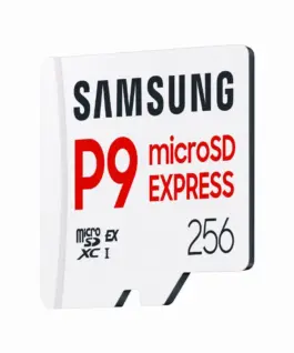 Alternative view of Карта памет Samsung microSDXC, 256GB, P9 Express, 800 MB/s, UHS-I 90 MB/s U3, V30, A1