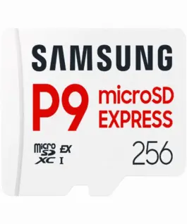 Карта памет Samsung microSDXC 256GB P9 Express 800 MB/s UHS-I 90 MB/s U3 V30 A1
