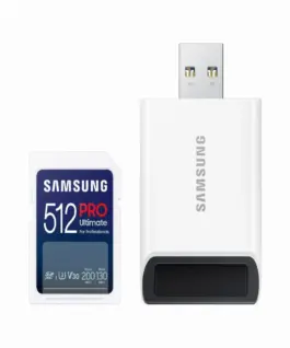 Карта памет Samsung PRO Ultimate Full-Size SDXC UHS-I 512GB U3 V30 USB