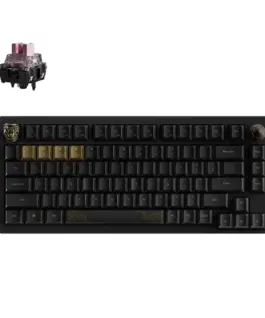 Безжична Механична клавиатура Keychron Black Myth Wukong - TTC Golden Pink