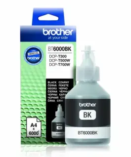 БУТИЛКА МАСТИЛО ЗА BROTHER DCP T300/T500W/T700W - Ink Bottle - Black - PN BT6000BK