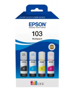 КОМПЛЕКТ 4 БУТИЛКИ МАСТИЛО ЗА EPSON EcoTank L1110/L3100/L3101/L3110/L3150/L5190 - /103/ - Multipack - BK/C/M/Y - 4 x 70