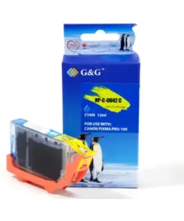 ГЛАВА ЗА CANON PIXMA PRO 100 - Cyan - ink tank - WITH CHIP / С ЧИП - /42/ - CLI-42C (CLI42C) - 6385B001 - PN NC-C-0042C/
