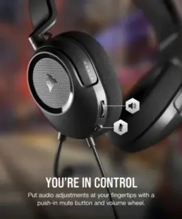Геймърски слушалки с микрофон Corsair HS35 SURROUND v2 7.1 Dolby
