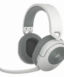 Alternative view of Геймърски слушалки с микрофон Corsair HS55 White безжични и блутут PC/PS5/PS4