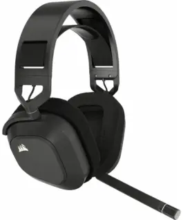 Геймърски слушалки с микрофон Corsair HS80 MAX Steel Grey безжични и