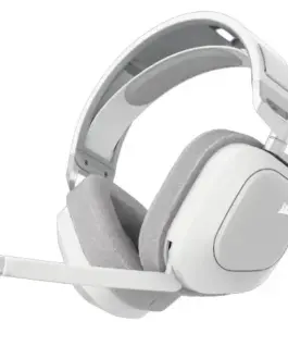 Геймърски слушалки с микрофон Corsair HS80 MAX White безжични и