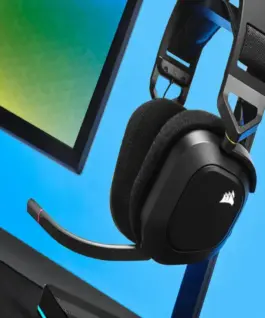 Геймърски слушалки с микрофон Corsair HS80 RGB Carbon