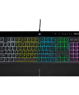 Геймърскa мембранна клавиатура Corsair K55 RGB Pro USB