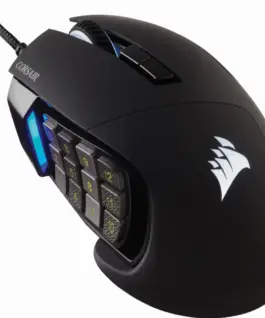 Геймърскa мишка оптична Corsair Scimitar Elite RGB PMW3391 USB