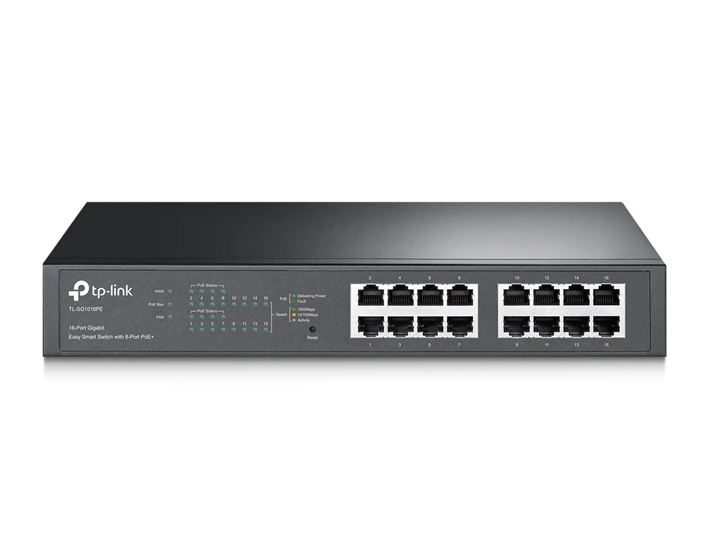 Комутатор TP-Link TL-SG1016PE 16-портов Gigabit Easy Smart - Image 2