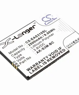 Батерия за мобилен телефон EMPORIA Smart 3 Mini Smart 4 AK-S3M-BC   LiPo 38V 2500mAh CAMERON