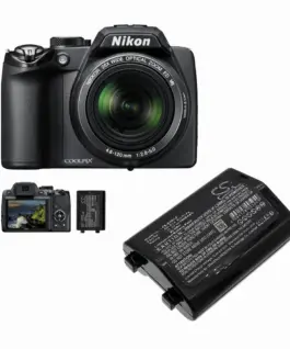 Alternative view of Батерия за апарат NIKON (EN-EL4) LiIon 11.1V 1800mAh Cameron Sino