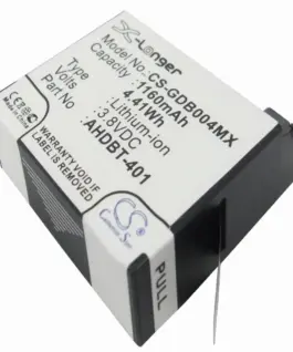 Батерия за камера GOPRO Hero 4; HERO 4 Plus  AHDBT-401  38V 1160mAh   LIIon Cameron
