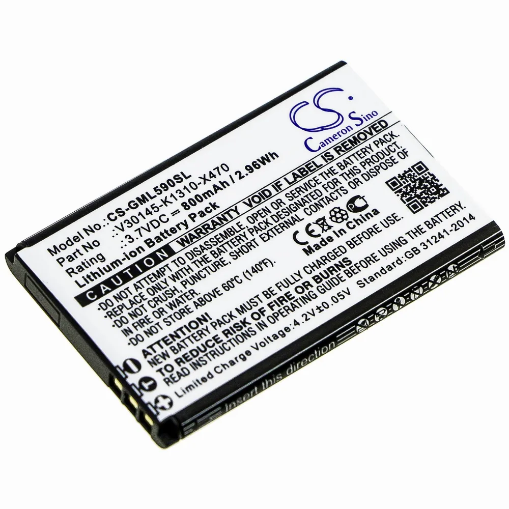 Батерия за мобилен телефон Gigaset GL390 GL590 V30145-K1310-X470 LiIon 37V 800mAh CAMERON
