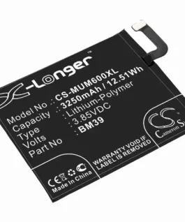 Батерия за мобилен телефон XIAOMI Mi6 BM39 385V 3250mAh LiPo CAMERON SINO
