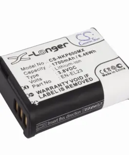 Батерия за апарат NIKON EN-E23 Coolpix P600; P900 LiIon 38V 1700mAh Cameron