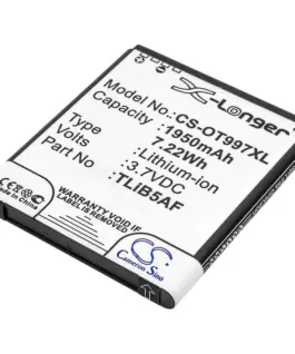 Батерия за мобилен телефон ALCATEL LinkZone MW40 MW40  CAB32E0000C1 LiIon 37V 1950mAh CAMERON