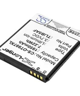 Alternative view of Батерия за мобилен телефон ALCATEL LinkZone MW40, MW40  CAB32E0000C1 LiIon 3,7V 1950mAh CAMERON SINO