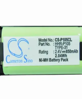 Alternative view of Батерия за телефон 2,4V 850mAh pack HHR-P105 за PANASONIC KX242  Cameron Sino