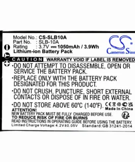 Батерия за фотоапарат SAMSUNG SLB10A LiIon 3.7V 1050mAh