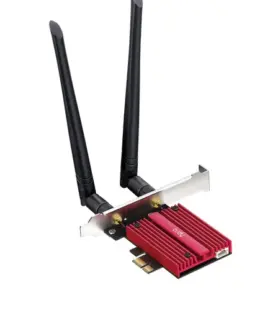 Alternative view of Мрежова карта Cudy WE9300, PCIe, 3-бандов, 5.7 Gbps, 2.8 Gbps, 688 Mbps, WiFi 7, Bluetooth 5.4