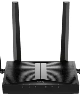 Безжичен рутер Cudy WR3600H 1times; 2.5GbE 4times; GbE 2882 Mbps + 688 Mbps 3.6 Gbps Dual-Band Wi-Fi 7 VPN Server and
