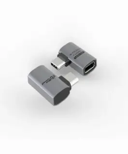 АДАПТЕР MICROCONNECT USB-C мъжко-женски ъглов адаптер