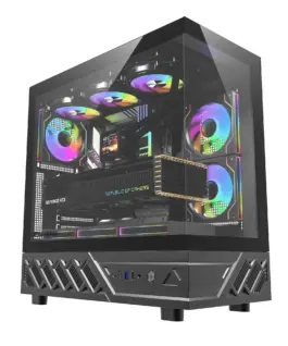 Darkflash кутия Case ATX - DS950 Black - 6 x 120 mm Infinity Mirror A-RGB