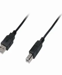 КАБЕЛ USB DIGITUS - USB-A to USB-B - 18 m - Black - PN DB-300102-018-S