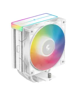 DeepCool охладител CPU Cooler AG400 White - Addressable RGB V2 - LGA1851/AM5
