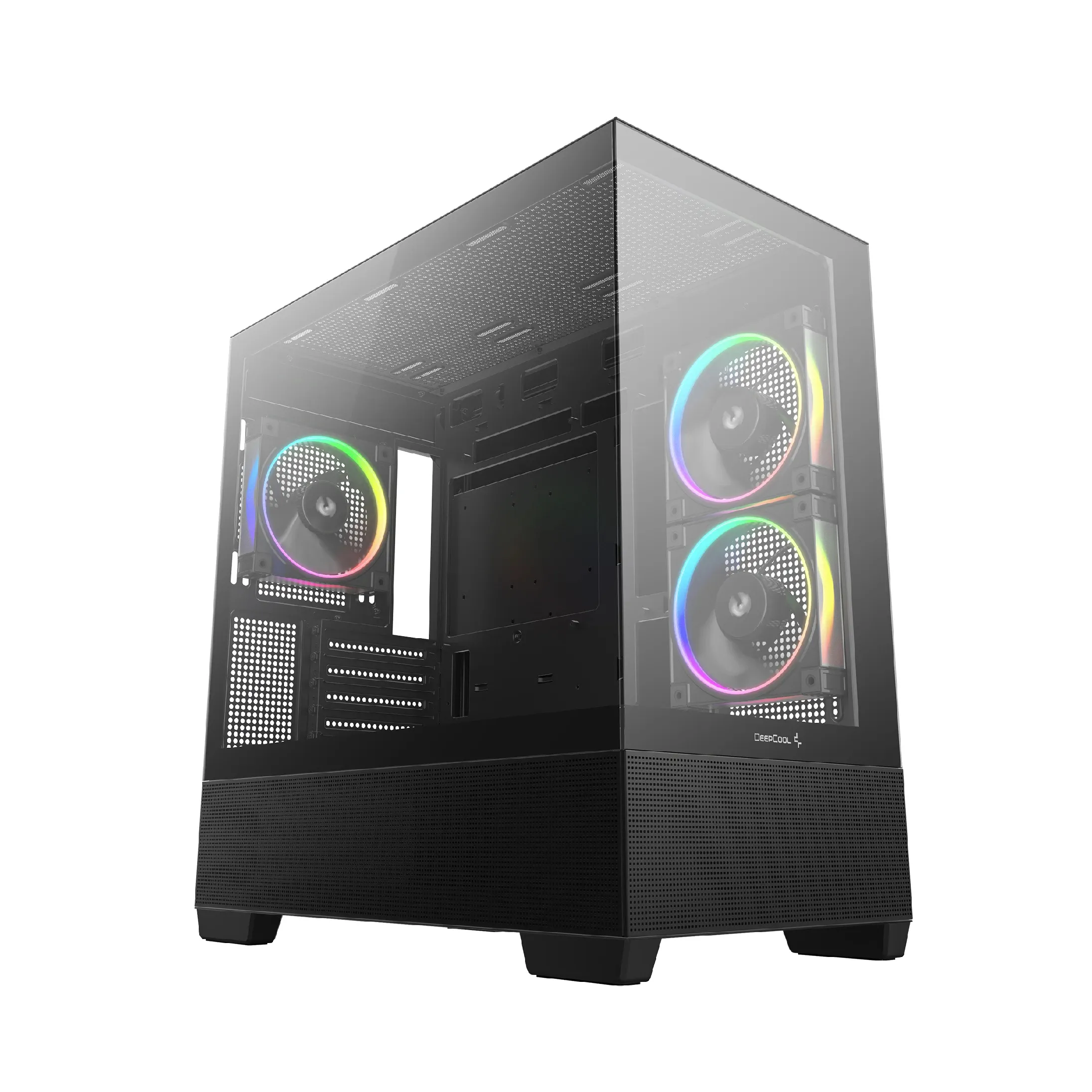 DeepCool кутия Case ATX - CG380 3F - 3 ARGB Fans USB-C