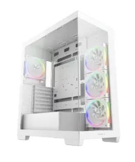 DeepCool кутия Case ATX - CG580 4F WH V2
