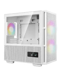 DeepCool кутия Case mATX – CH360 DIGITAL WH