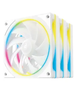 DeepCool Комплект вентилатори Fan Pack 3-in-1 3x120mm - FL12 SE 3IN1 WH - Luminous Halo
