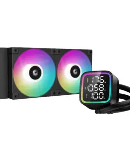 DeepCool водно охлаждане Water Cooling LD240 - LCD Screen A-RGB