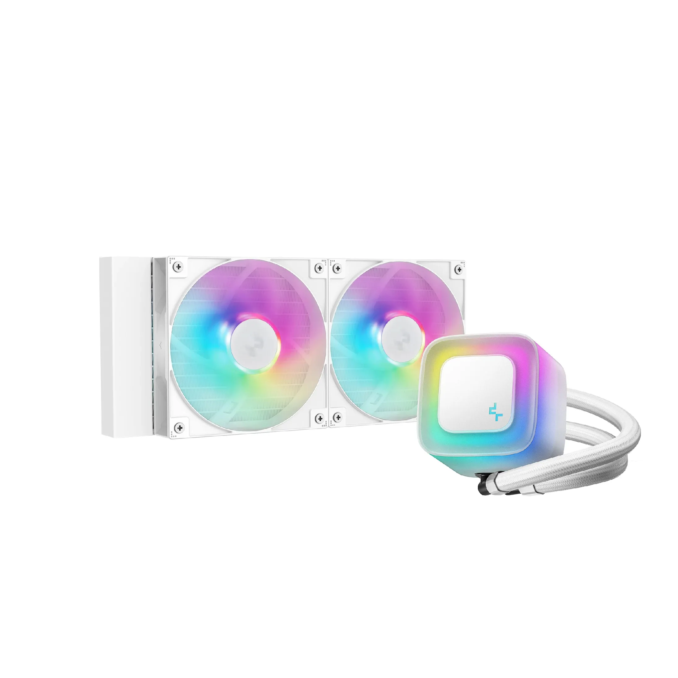 DeepCool водно охлаждане Water Cooling LE240 V2 WH - Addressable RGB - LGA1851/AM5