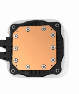 Alternative view of DeepCool водно охлаждане Water Cooling LS520 SE White - Addressable RGB, Infinity mirror design - LGA1700/AM5