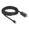 Delock Кабел пасивен mini DisplayPort 1.1 към HDMI 1 m