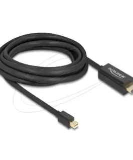 Delock Кабел пасивен mini DisplayPort 1.1 към HDMI 1 m