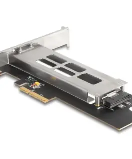 Вътрешна тава Delock PCI Express Card за 1 x M.2 NVMe SSD - Low Profile Form Factor