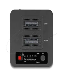 Alternative view of Delock M.2 Докинг станция за 2 x M.2 NVMe, клониране,изтриване, до 20 Gbps, USB-C, адаптер