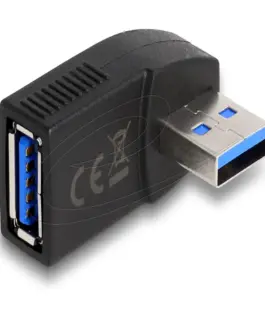 Адаптер Delock USB 3.0 мъжко-женско под ъгъл 270°