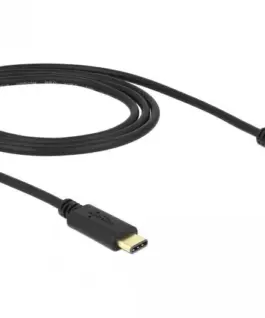Кабел DeLock USB-C мъжко - USB-B мъжко USB 2.0 1.0 м Черен
